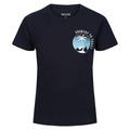 Navy - Front - Regatta Childrens-Kids Bosley VI Beach T-Shirt