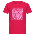 Pink Potion - Front - Regatta Childrens-Kids Bosley VI Text T-Shirt