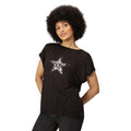 Black - Lifestyle - Regatta Womens-Ladies Roselynn Star T-Shirt