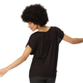Black - Pack Shot - Regatta Womens-Ladies Roselynn Star T-Shirt