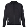 Ash - Front - Regatta Mens Newhill Marl Full Zip Fleece Jacket