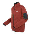 Red Ochre - Side - Regatta Mens Newhill Marl Full Zip Fleece Jacket