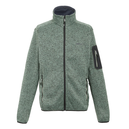 Glacier - Front - Regatta Mens Newhill Marl Full Zip Fleece Jacket