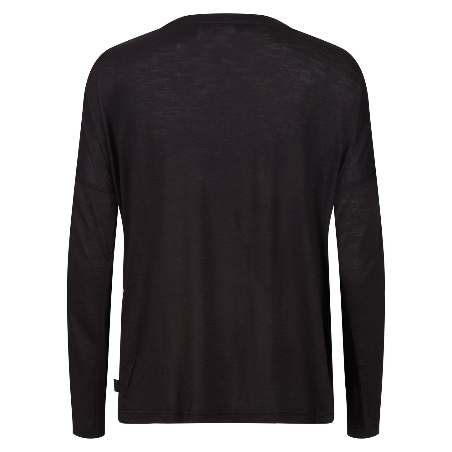 Black - Back - Regatta Womens-Ladies Carlene Hearts Long-Sleeved T-Shirt