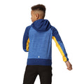 Strong Blue-New Royal - Close up - Regatta Childrens-Kids Prenton II Hooded Soft Shell Jacket