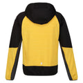 California Yellow-Black - Back - Regatta Childrens-Kids Prenton II Hooded Soft Shell Jacket