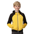 California Yellow-Black - Pack Shot - Regatta Childrens-Kids Prenton II Hooded Soft Shell Jacket