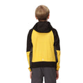 California Yellow-Black - Close up - Regatta Childrens-Kids Prenton II Hooded Soft Shell Jacket