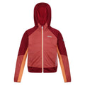 Mineral Red-Rumba Red - Front - Regatta Childrens-Kids Prenton II Hooded Soft Shell Jacket