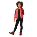 Mineral Red-Rumba Red - Close up - Regatta Childrens-Kids Prenton II Hooded Soft Shell Jacket