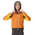Orange Pepper-Seal Grey - Pack Shot - Regatta Childrens-Kids Prenton II Hooded Soft Shell Jacket