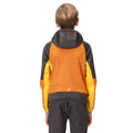 Orange Pepper-Seal Grey - Close up - Regatta Childrens-Kids Prenton II Hooded Soft Shell Jacket
