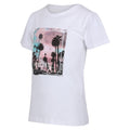 White - Side - Regatta Childrens-Kids Bosley VI Palm Tree T-Shirt