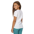 White - Close up - Regatta Childrens-Kids Bosley VI Palm Tree T-Shirt