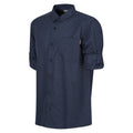 Blue Wing - Side - Regatta Mens Mindano V Floral Long-Sleeved Shirt