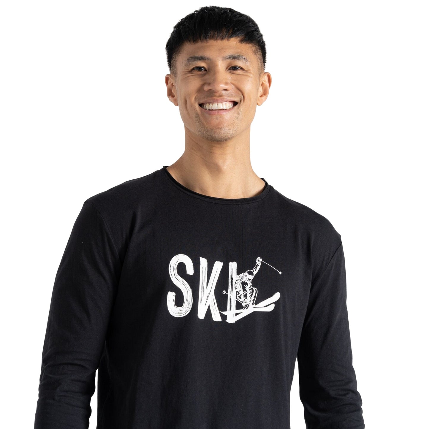 Black - Pack Shot - Regatta Mens Stomping Long-Sleeved T-Shirt