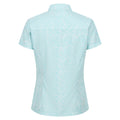 Bristol Blue - Back - Regatta Womens-Ladies Mindano VII Ditsy Print Short-Sleeved Blouse