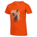 Blaze Orange - Side - Regatta Childrens-Kids Bosley VI Surfboard T-Shirt