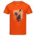 Blaze Orange - Front - Regatta Childrens-Kids Bosley VI Surfboard T-Shirt