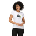 White - Close up - Regatta Womens-Ladies Fingal VII Graphic Print T-Shirt