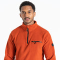 Rooibos Tea-Brown - Lifestyle - Dare 2B Mens Affinity Zip Neck Fleece Top