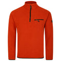 Rooibos Tea-Brown - Front - Dare 2B Mens Affinity Zip Neck Fleece Top