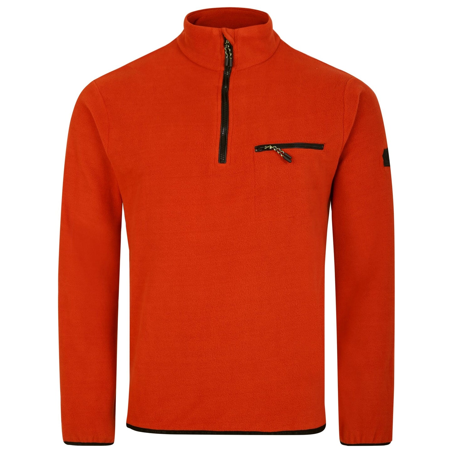 Rooibos Tea-Brown - Front - Dare 2B Mens Affinity Zip Neck Fleece Top