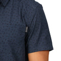 Blue Wing - Pack Shot - Regatta Mens Mindano VII Floral Short-Sleeved Shirt