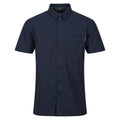 Blue Wing - Front - Regatta Mens Mindano VII Floral Short-Sleeved Shirt