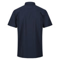 Blue Wing - Back - Regatta Mens Mindano VII Floral Short-Sleeved Shirt