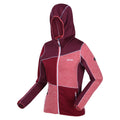 Mineral Red-Rumba Red - Side - Regatta Womens-Ladies Walbury VI Marl Full Zip Fleece Jacket