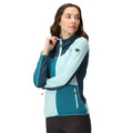 Sea Haze-Reflecting Lake - Pack Shot - Regatta Womens-Ladies Walbury VI Marl Full Zip Fleece Jacket