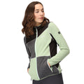 Quiet Green-Seal Grey - Lifestyle - Regatta Womens-Ladies Walbury VI Marl Full Zip Fleece Jacket