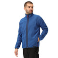Strong Blue-New Royal - Close up - Regatta Mens Kinwood Full Zip Fleece Jacket
