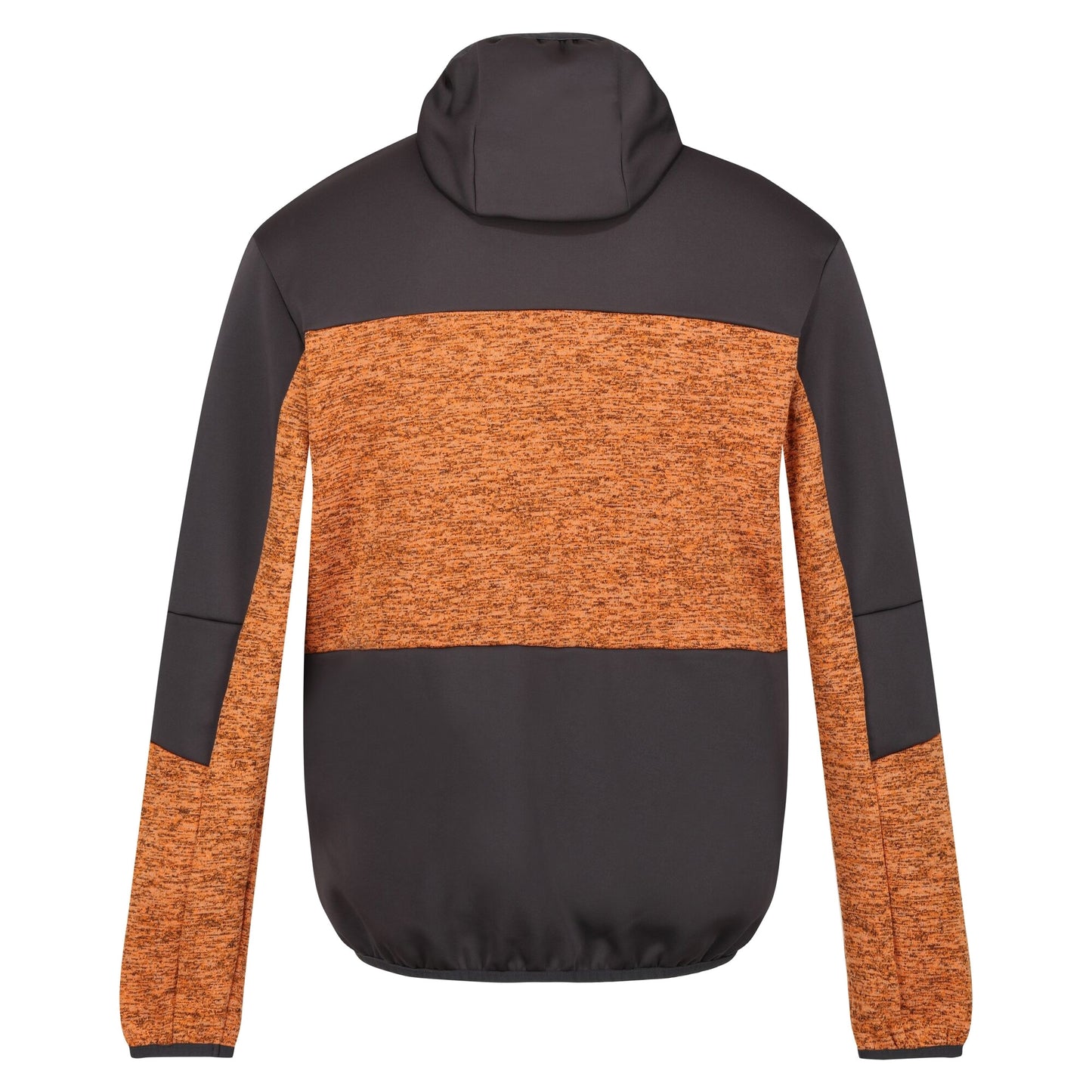 Orange Pepper-Ash - Back - Regatta Mens Cadford V Marl Full Zip Fleece Jacket