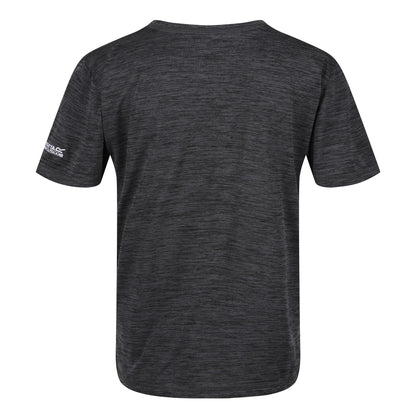 Seal Grey - Back - Regatta Childrens-Kids Alvarado VII Heart Marl T-Shirt