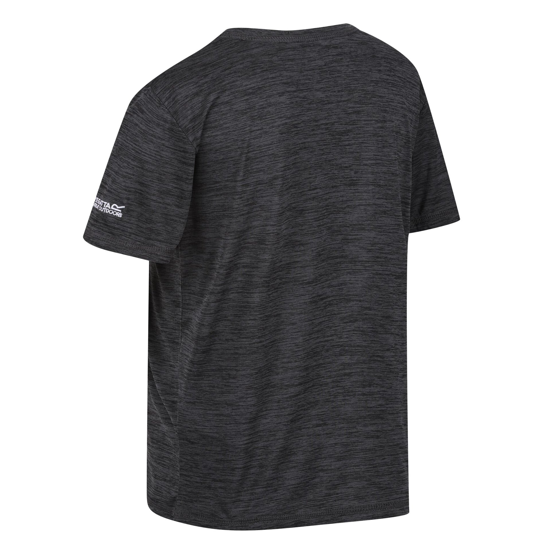 Seal Grey - Lifestyle - Regatta Childrens-Kids Alvarado VII Heart Marl T-Shirt
