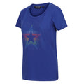 Dazzling Blue - Side - Regatta Womens-Ladies Filandra VII Star T-Shirt