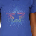 Dazzling Blue - Pack Shot - Regatta Womens-Ladies Filandra VII Star T-Shirt