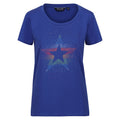 Dazzling Blue - Front - Regatta Womens-Ladies Filandra VII Star T-Shirt
