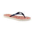 Satsuma-White - Front - Regatta Womens-Ladies Orla Kiely Parsley Flip Flops