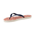 Satsuma-White - Pack Shot - Regatta Womens-Ladies Orla Kiely Parsley Flip Flops