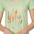 Quiet Green - Close up - Regatta Womens-Ladies Filandra VII Plants T-Shirt