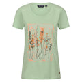 Quiet Green - Front - Regatta Womens-Ladies Filandra VII Plants T-Shirt