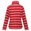 Miami Red-White - Back - Regatta Womens-Ladies Helvine Striped Sweatshirt