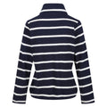 Navy-White - Front - Regatta Womens-Ladies Helvine Striped Sweatshirt
