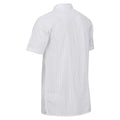 White-Dark Denim - Lifestyle - Regatta Mens Shorebay Stripe Short-Sleeved Shirt