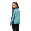 Bristol Blue-Dusty Denim - Close up - Regatta Childrens-Kids Highton II Fleece Jacket