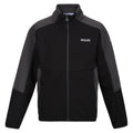 Black-Seal Grey - Front - Regatta Childrens-Kids Highton II Fleece Jacket
