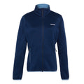 Navy-Coronet Blue - Front - Regatta Womens-Ladies Newhill Marl Full Zip Fleece Jacket